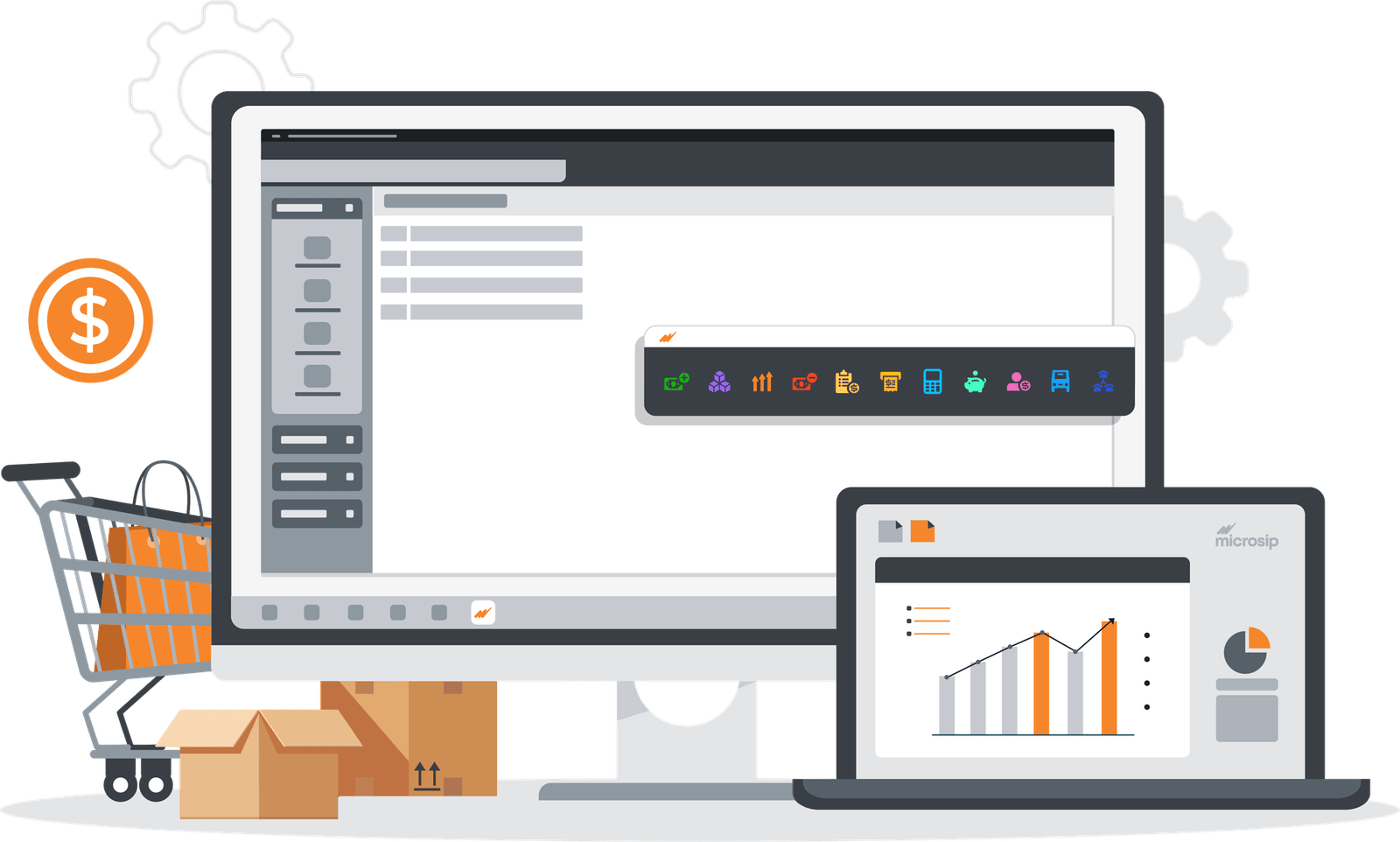 Software empresarial Microsip y ERP